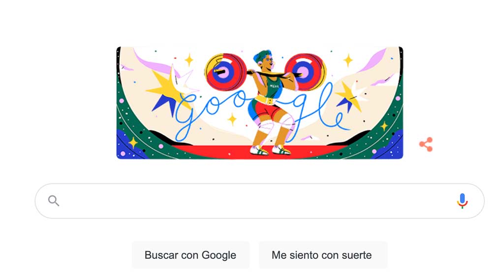 El 'Doodle' con el Google homenajeó a Soraya