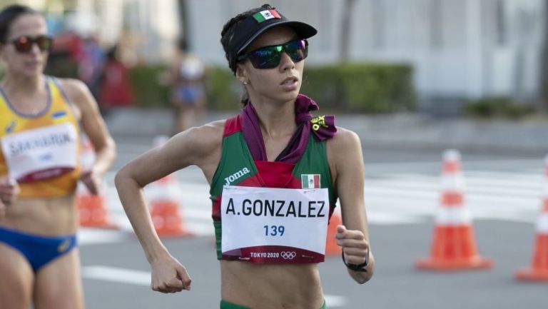 Alegna González en acción en Tokio 2020