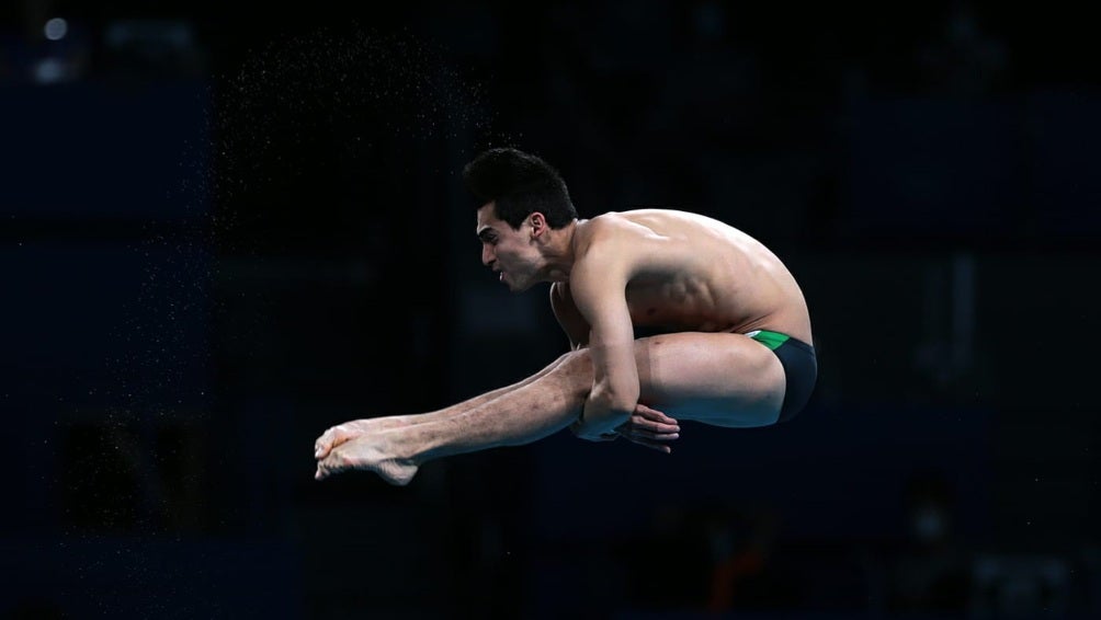 Andrés Villarreal en acción en la Final de Tokio 2020