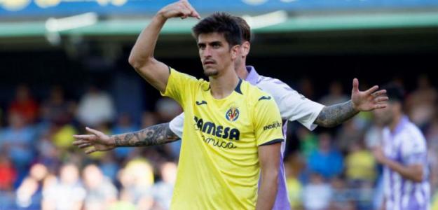 Gerard Moreno en festejo con Villareal