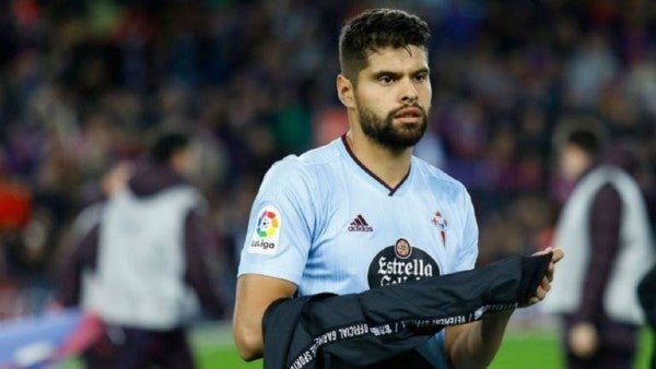 Néstor Araujo, en un partido con Celta de Vigo