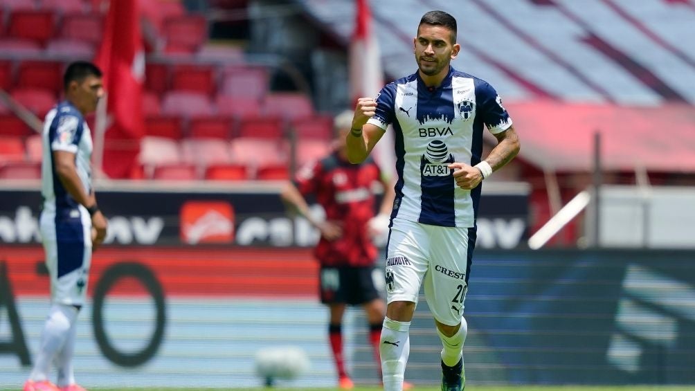 Sebastián Vegas con Rayados