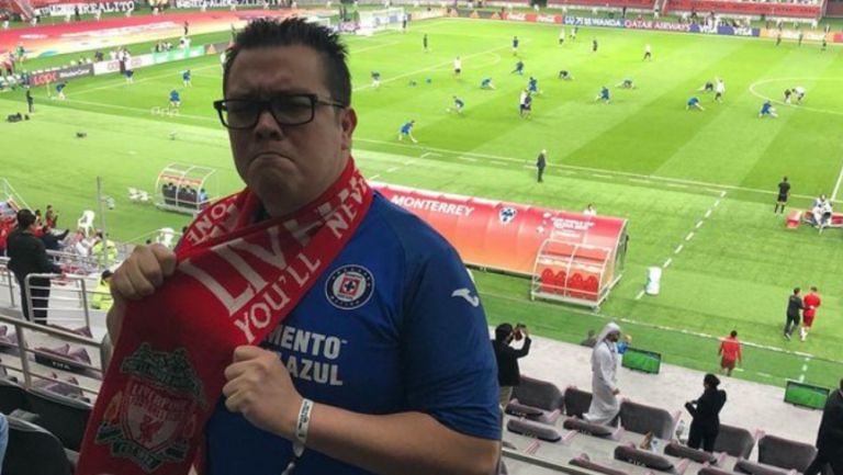 Franco Escamilla, fiel seguidor de Cruz Azul