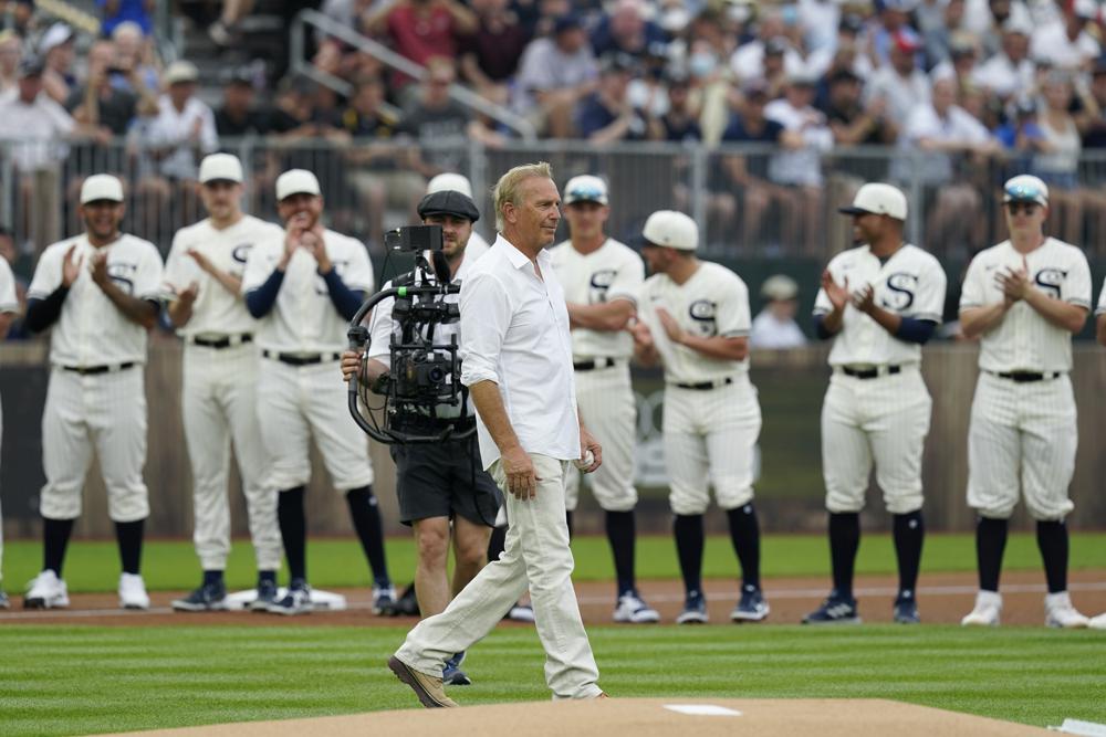 Kevin Costner en el diamante 