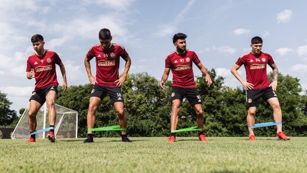 Atlanta United durante entrenamiento