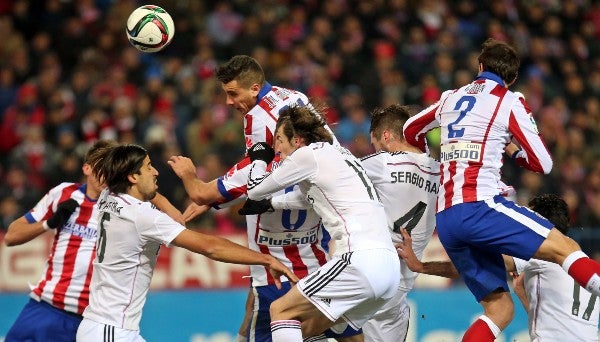 José María Giménez en acción con el Atlético de Madrid