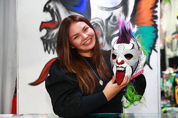 La máscara que usará Psycho Clown en Triplemanía XXIX
