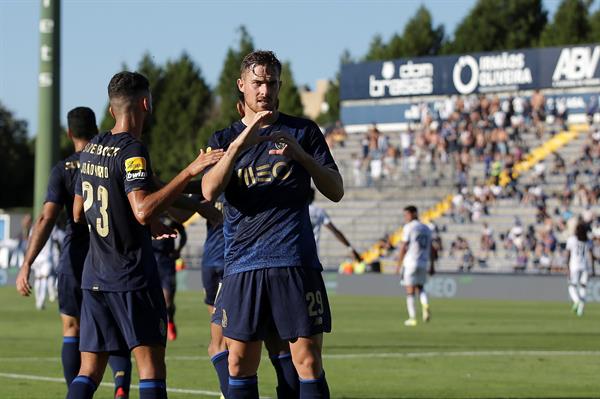 Jugadores del Porto en festejo