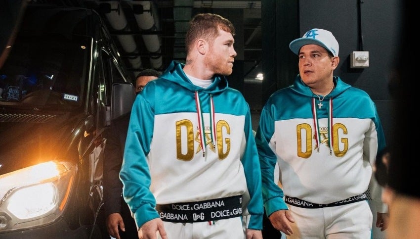 Canelo Álvarez y Eddy Reynoso previo a un combate