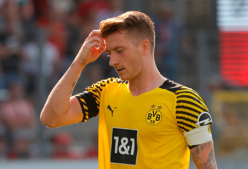 Marco Reus en el duelo Borussia Dortmund y el Friburgo