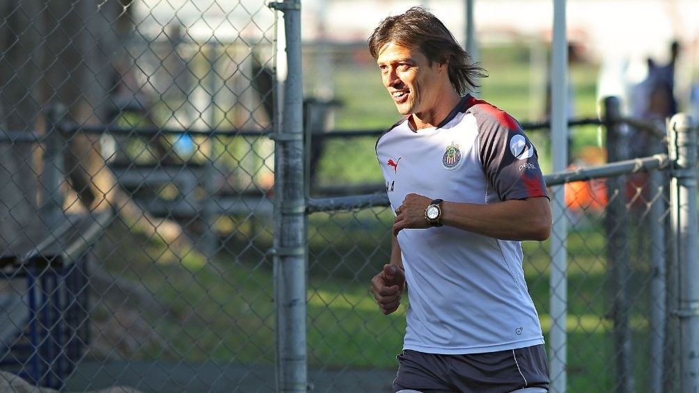 Almeyda durante su paso por Chivas