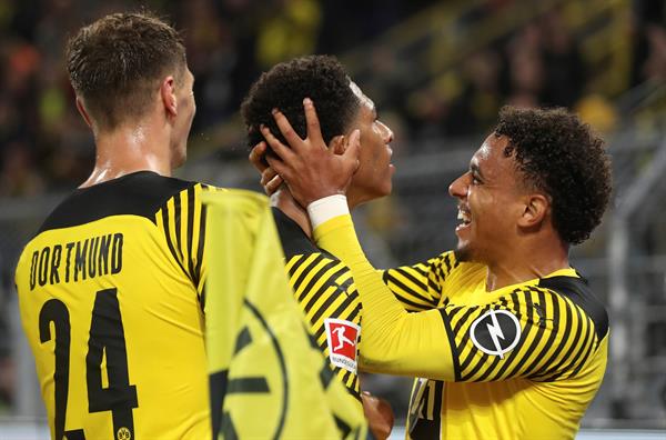 Dortmund, en festejo de gol