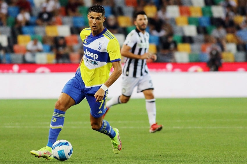 Cristiano Ronaldo en un partido de la Juventus 