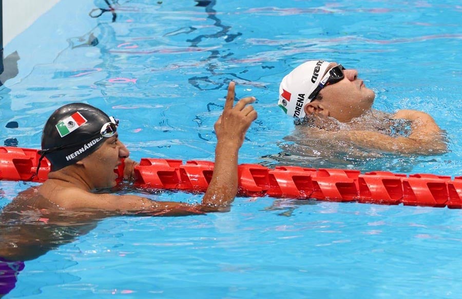 Castorena y Hernández tras la prueba