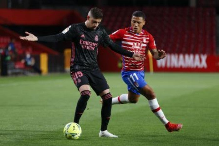 Darwin Machís en acción ante Real Madrid