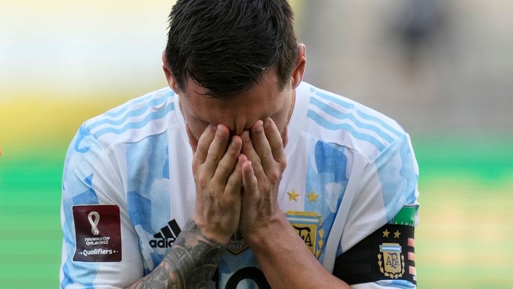 Lionel Messi en lamento con Argentina