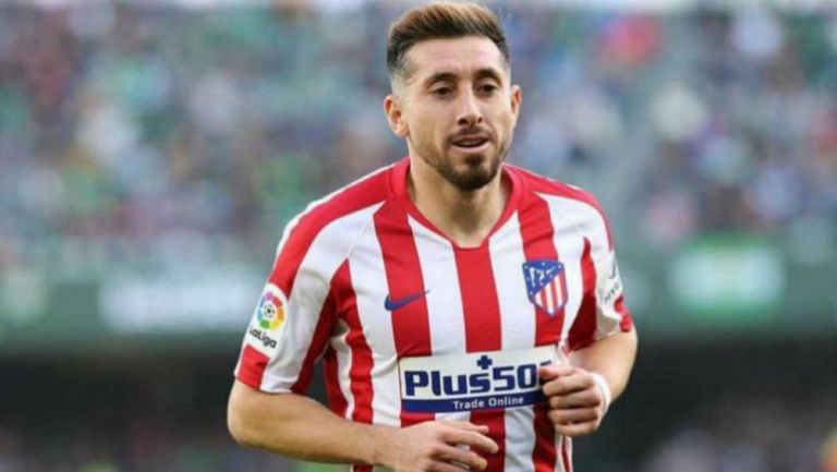 Héctor Herrera en un partido del Atlético de Madrid 