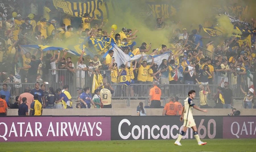 Afición del América celebra gol ante Philadelphia Union