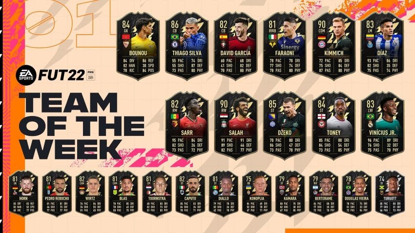 TOTW 1 de FIFA 22