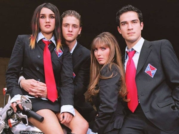 Dulce María, Christopher Uckermann, Anahí, Alfonso Herrera en Rebelde