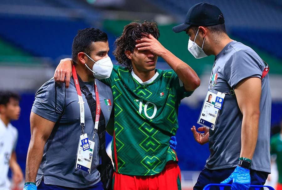 Lainez se lesionó en el torneo olímpico de futbol