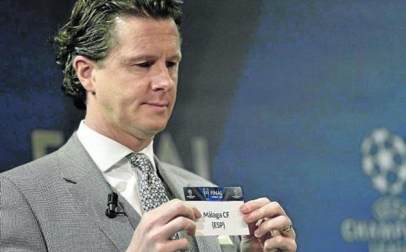 Steve McManaman en sorteo de la UEFA