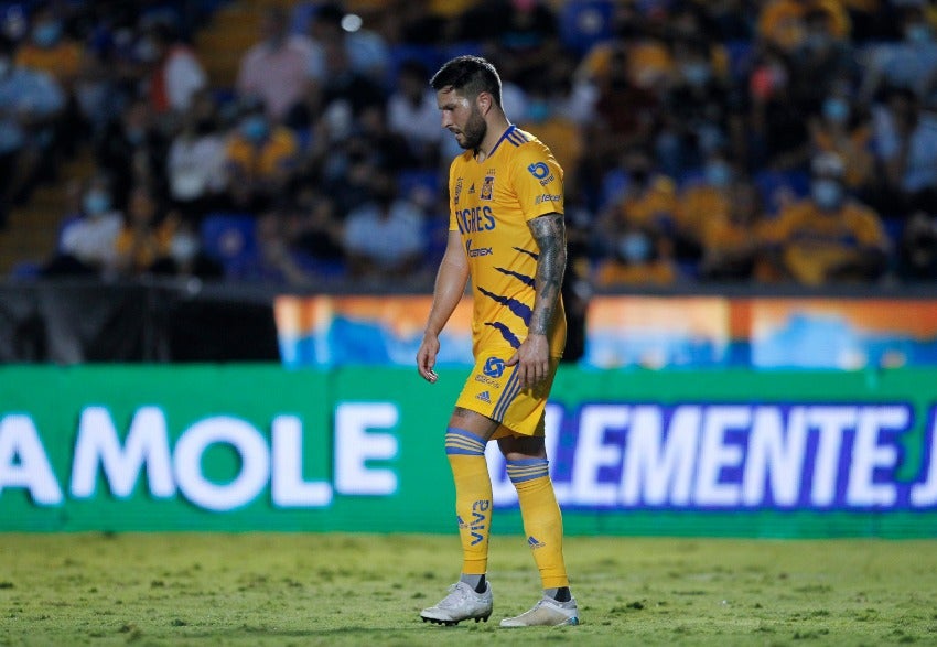 Gignac en un partido de Tigres