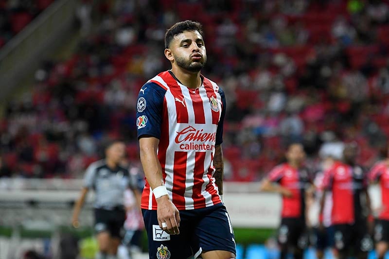 Alexis Vega durante el Clásico Tapatío 