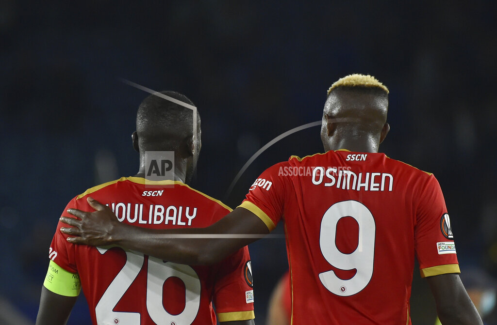 Koulibaly y Osimhen, jugadores del Napoli