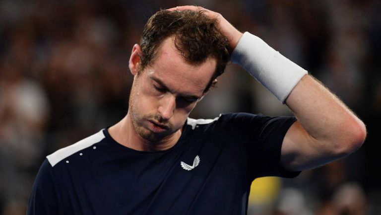 Andy Murray se lamenta en un juego