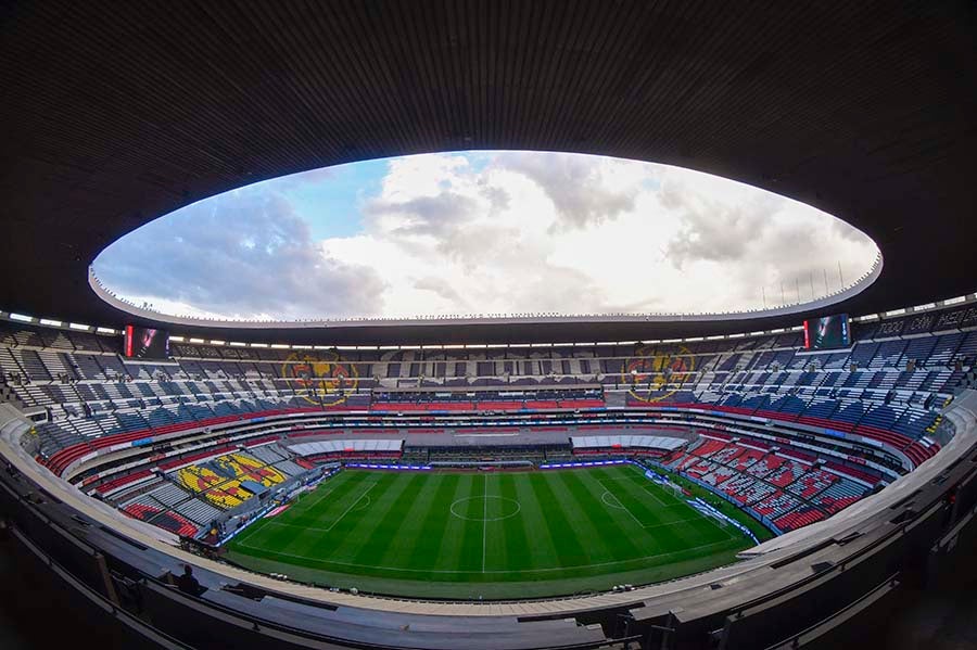 El Estadio Azteca previo a juego Eliminatorio