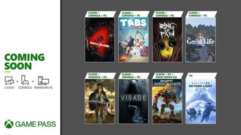 Xbox Game Pass de octubre