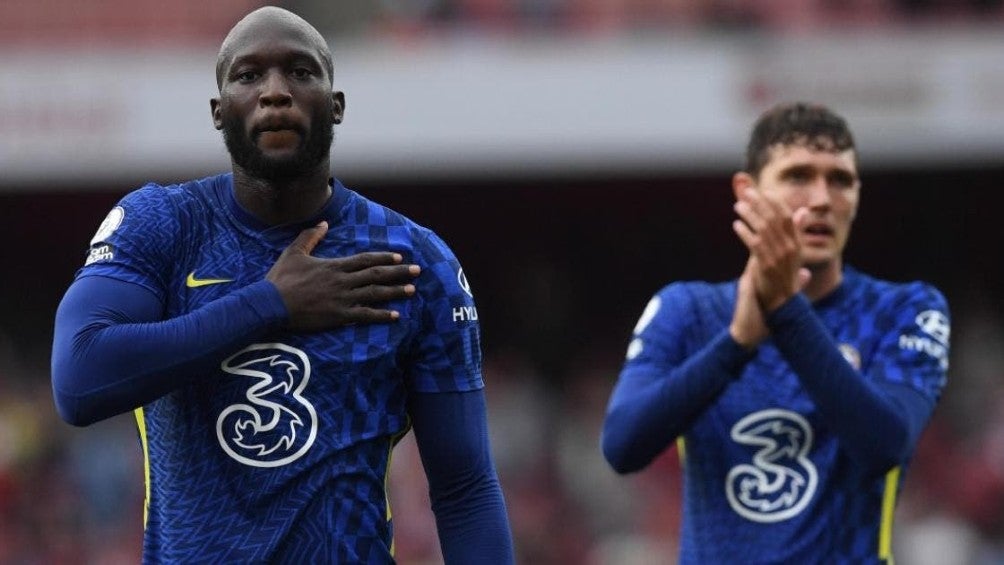 Lukaku en un partido con Chelsea