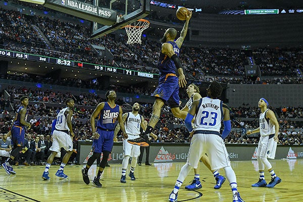 Suns y Mavs en la Arena Ciudad de México 