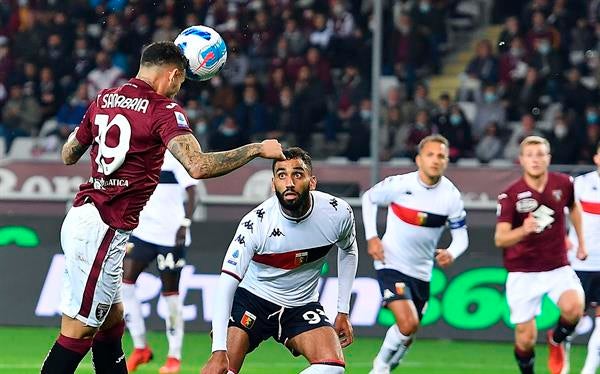 Acción en el Torino vs Genoa