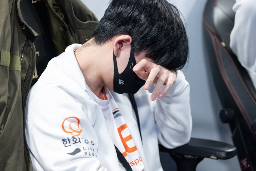 Chovy, midlaner de Hangwha Life tras caer ante T1