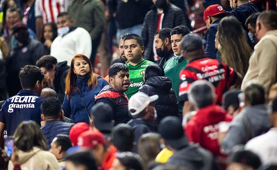 Altercado en las tribunas