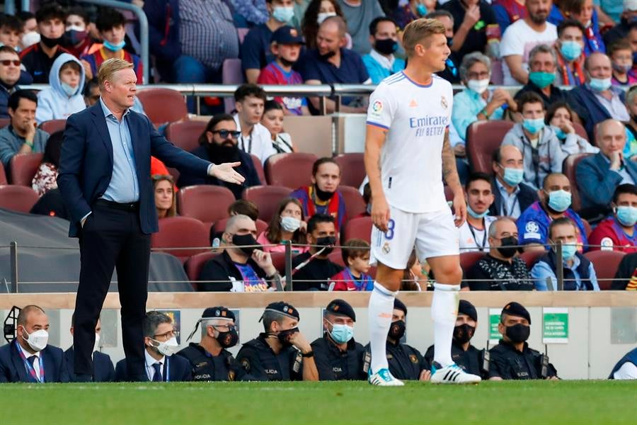 Ronald Koeman en derrota vs Real Madrid