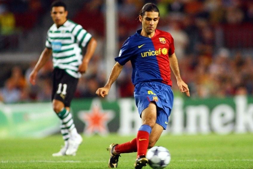 Márquez en su paso con el Barcelona