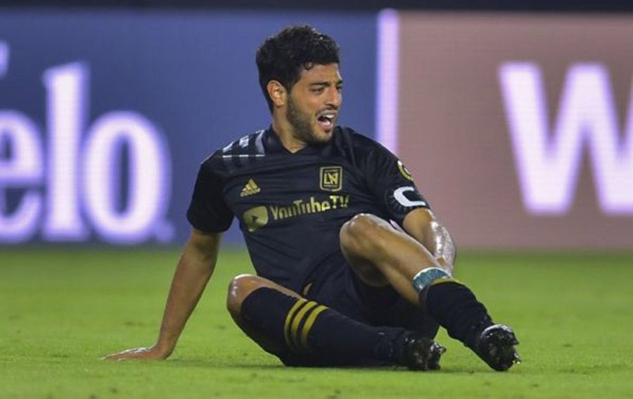 Vela se duele en juego de la MLS