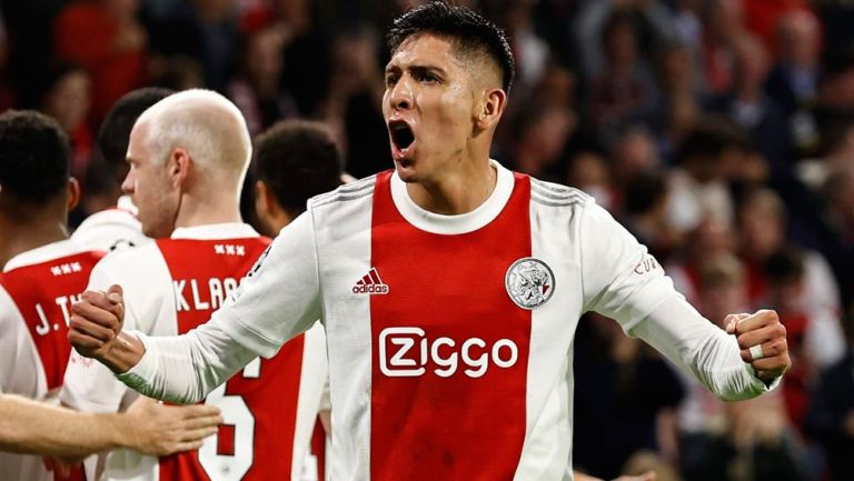 Álvarez celebra con Ajax