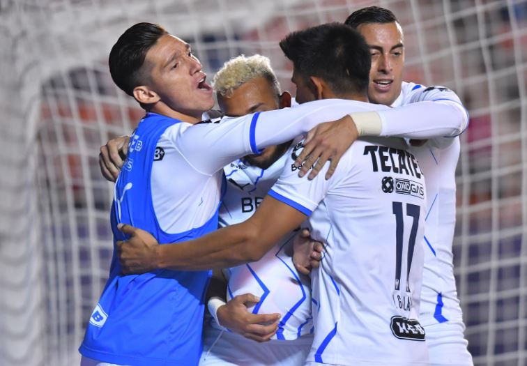 Monterrey, en festejo de gol