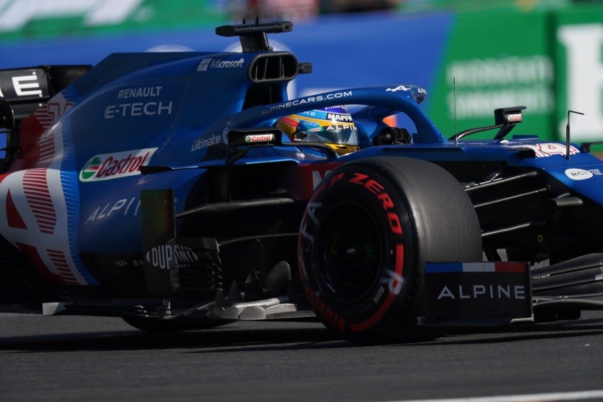 Fernando Alonso en el GP de México