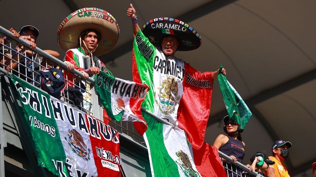 Afición mexicana en el GP 