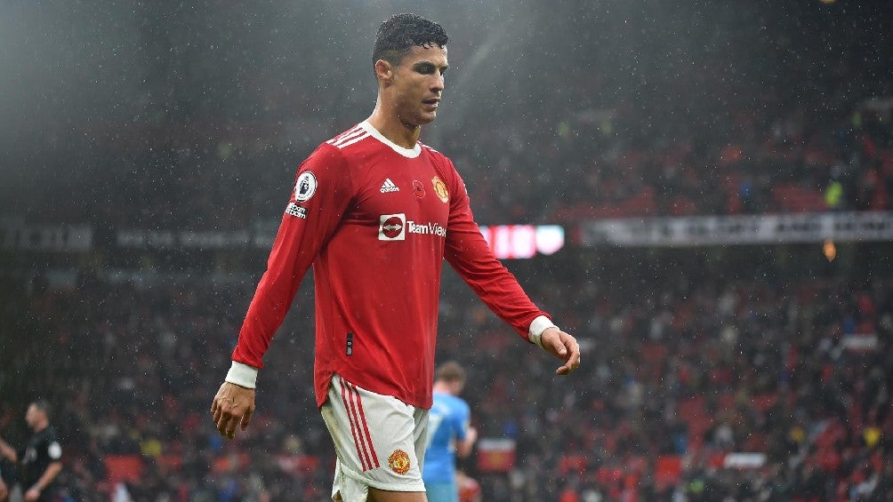 Cristiano Ronaldo jugando con el Manchester United