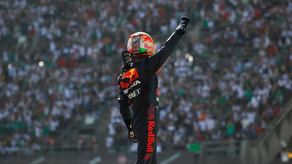 Checo Pérez en el GP de México