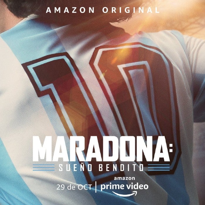Anuncio de la "Maradona: Sueño Bendito"