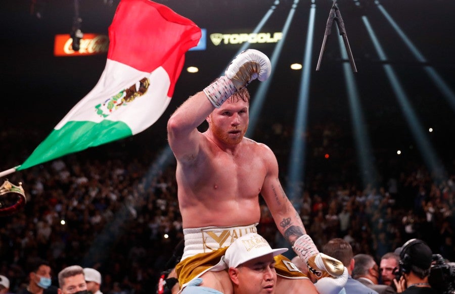 Canelo tras vencer a Plant