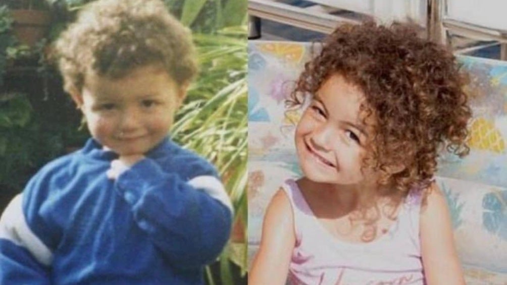 Cristiano Ronaldo de niño y su hija Alana Martina