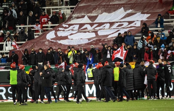 Canadá celebra con su afición